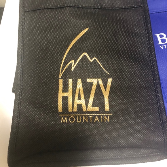 4 Reuseable Wine Bags Virginia Wineries (Williamsburg Winery 6 Sections, Hazy.. - Picture 2 of 5